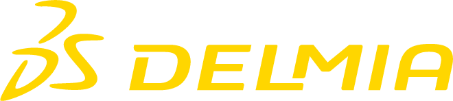 3DS DELMIA Logotype RGB Yellow