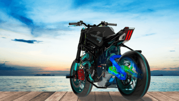 Motorcycle Frame Stress with SIMULIA Abaqus