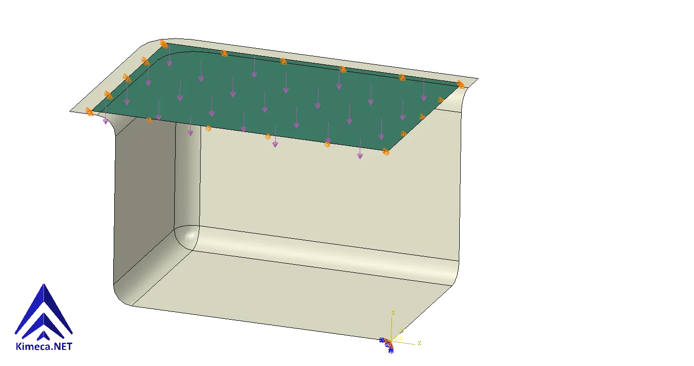 Superplastic forming of a rectangular box with Abaqus